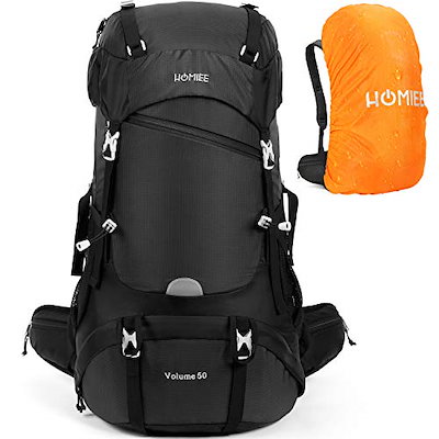 Qoo10 Lb5001 Bk Homiee リュック 登山 50l ア バッグ 雑貨