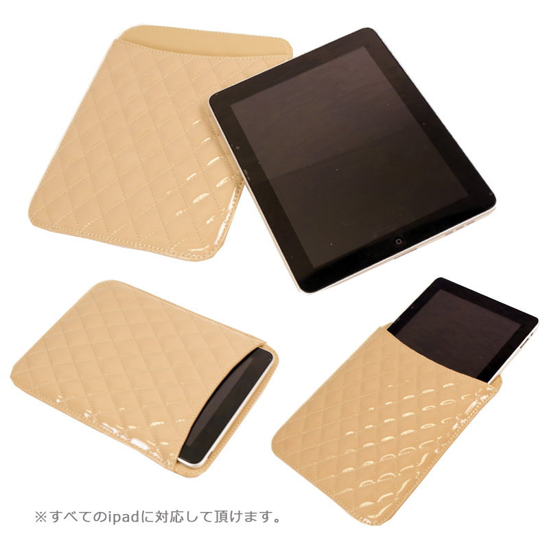 Qoo10 Ipad キルティングケース アイパッ