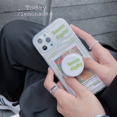 新品 スマートフォン用アクセサリー Iphone13ケース韓国tpu英字ロゴデザイングリップクリアかわいいおしゃれ Www Ilas Edu Tt