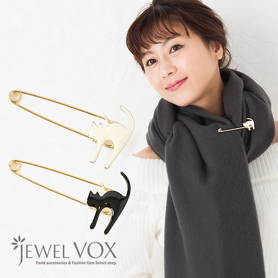 Qoo10 Jewel Vox キルトピン ブローチ ピン 留め具 ネコ 腕時計 アクセサリー