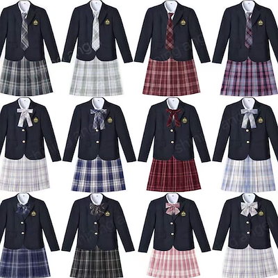 Qoo10 Jk制服5点セット学生服女の子スーツ卒業 レディース服