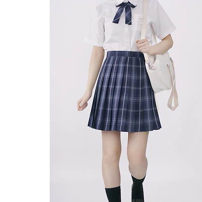 Qoo10 Jk プリーツスカート チェック柄 ミニ レディース服