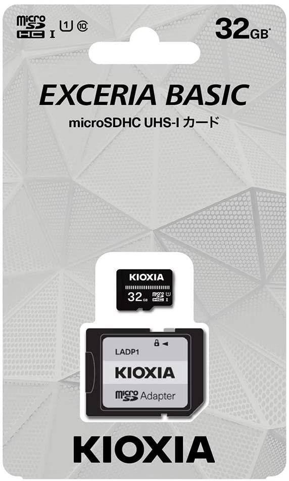 爆買いセール 32GB アダプター付き キオクシア 東芝 マイクロSDカード atak.com.br