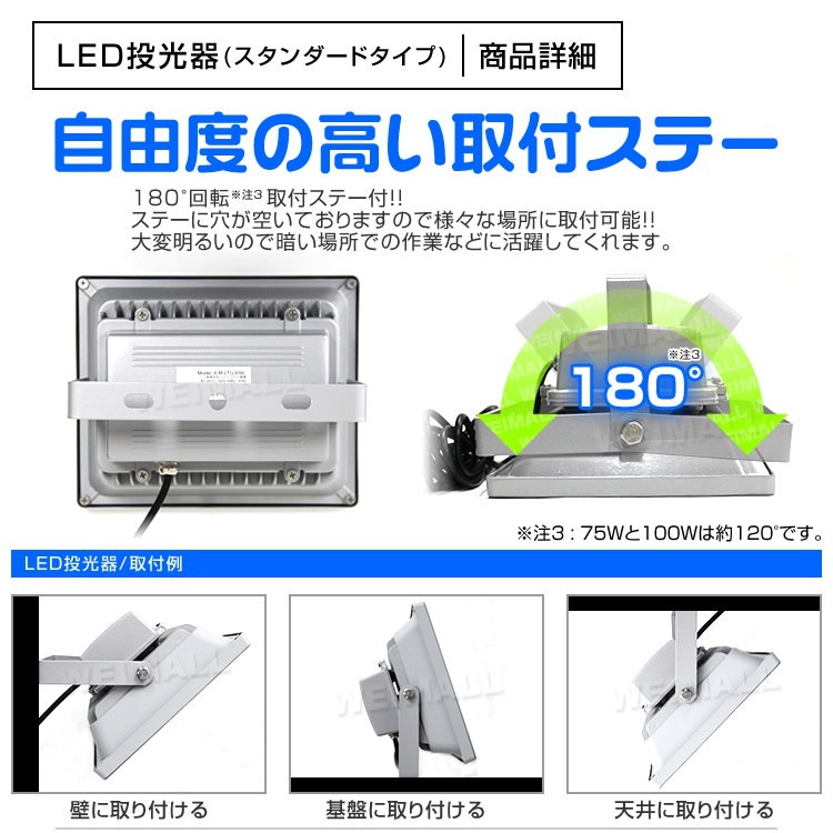 ないほどの】 LED投光器 10個セット 30W 300W相当 防水 防塵 作業灯 防犯 ワークライト 看板照明 集魚灯 駐車場灯 ガレージ 夜釣り  ナイター 電球色 一年保証 W-CLASS - 通販 - PayPayモール ルーメン - shineray.com.br