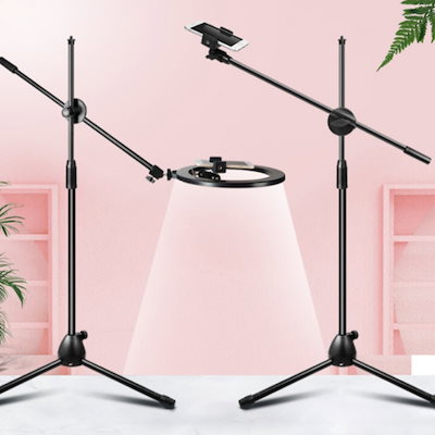 Qoo10 Led リングライト スマホスタンド カメラ 光学機器用