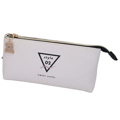 Qoo10 Likeオルチャン 筆箱 三角2ルーム 文具