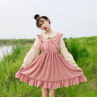 Qoo10 Lolitaロリ日常ワンピース二次元少女 レディース服