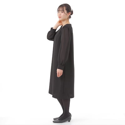 ですので Lueel 喪服 レディース 礼服 ブラックフォーマ レディース服 させたデザ