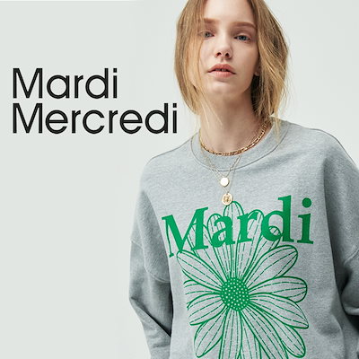 新作 MARDI MERCREDI マルディメクルディ スウェット トレーナー 