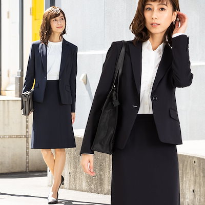 Qoo10 Milulu タイトスカートスーツ ビジネス スーツ レディース服