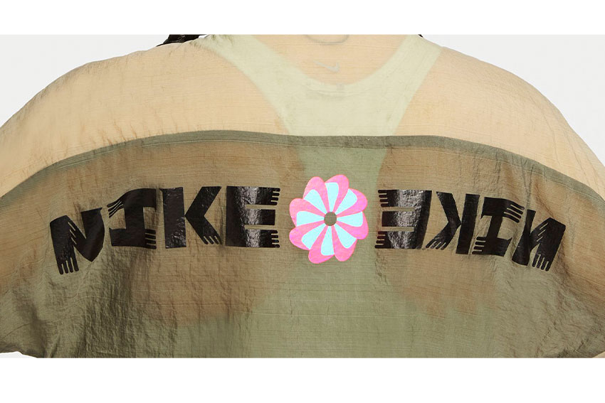 アイコンクラッシュ ジャケット アウター ナイキ 通販 トップス トップス レディース服 Cu3049 レディース ジャケット おしゃれ 上着 ジャケット 透け感 Nike シースルー 蛍光 カーキ 緑 グリーン 380