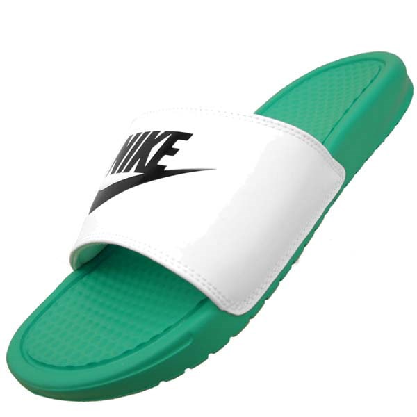 Qoo10 ナイキ Nike Benassi Jdi 3430 303 ベナッシ スライドサンダル 緑白 メンズ