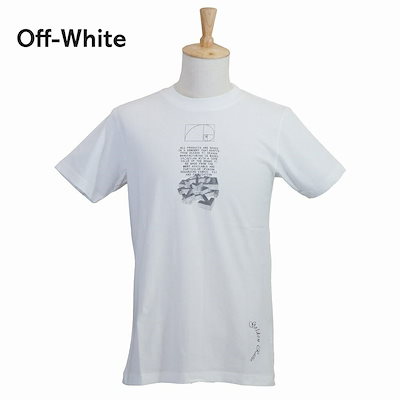 43 割引種類豊富な品揃え Offwhiteメンズtシャツomaa027rホワイト L トップス メンズ ファッション Urbanfarminginstitute Org