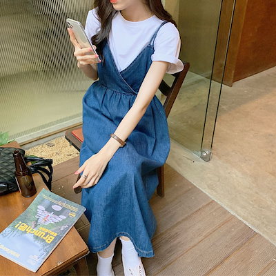 Qoo10 Op4550wanchuuデニムビスチェ レディース服 Qoo10 Op4550wanchuuデニムビスチェ レディース服