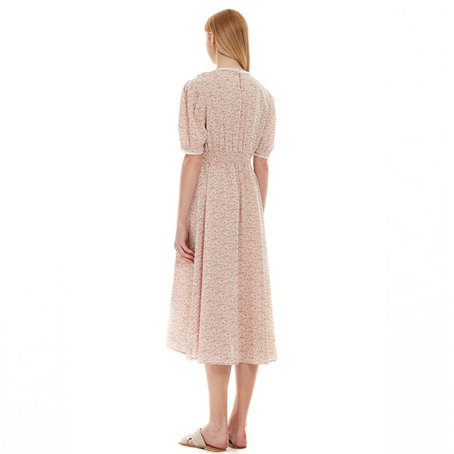 のみを Plastic Island 韓国ファッション レースフリル小花ワン レディース服 ピングをし Elmohafezeen Com