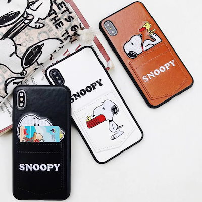 Qoo10 Pocket Snoopy韓国スヌーピー スマホケース