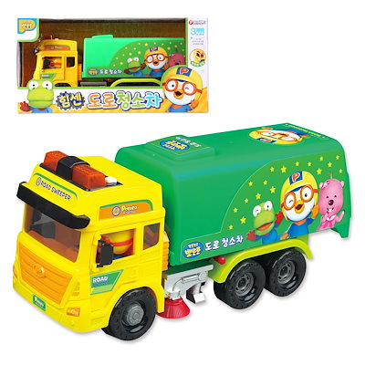 Qoo10 Pororo ポロロ 力強い 路面清掃車 おもちゃ 知育