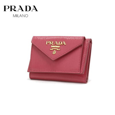 Qoo10 Prada プラダ 三つ折り財布 レディース Pra バッグ 雑貨