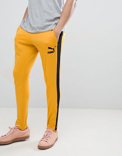 puma yellow pants