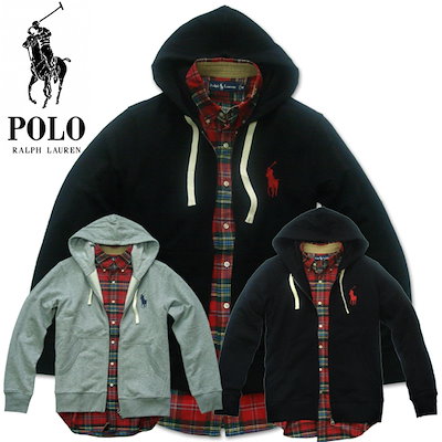 Qoo10 Ralph Lauren ポロ ラルフローレン フルジップパーカー メンズファッション