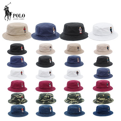 Qoo10 Ralph Lauren ポロ ラルフローレン バケットハット メンズバッグ シューズ 小物