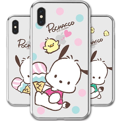 ポチャッコ透明ゼリーケース iPhoneX/iPhoneXS/iPhoneXS Max/iPhoneXR Pochacco Clear Jelly ケース アイフォンX/XS/XS Max/XR韓国産