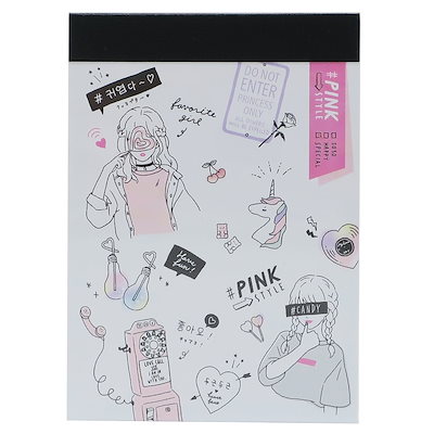 Qoo10 Style Korea メモ帳 ミニ ミ 文具