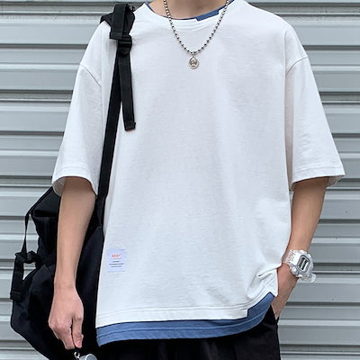 Qoo10 Tシャツ メンズ 半袖 夏服メンズ Tシ メンズファッション