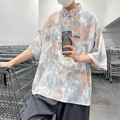 Qoo10 Tシャツ メンズ 半袖 夏服 薄手トップ メンズファッション