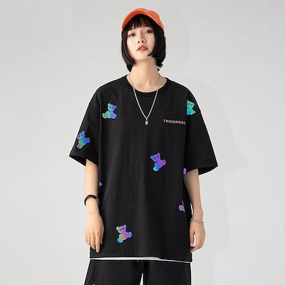 Qoo10 Tシャツ レディース 半袖 夏 ゆるい レディース服