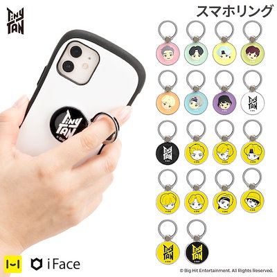 ワンピなど最旬ア！ TinyTAN iFace Finger Ring Holder アウターサークルタイプ2 200円