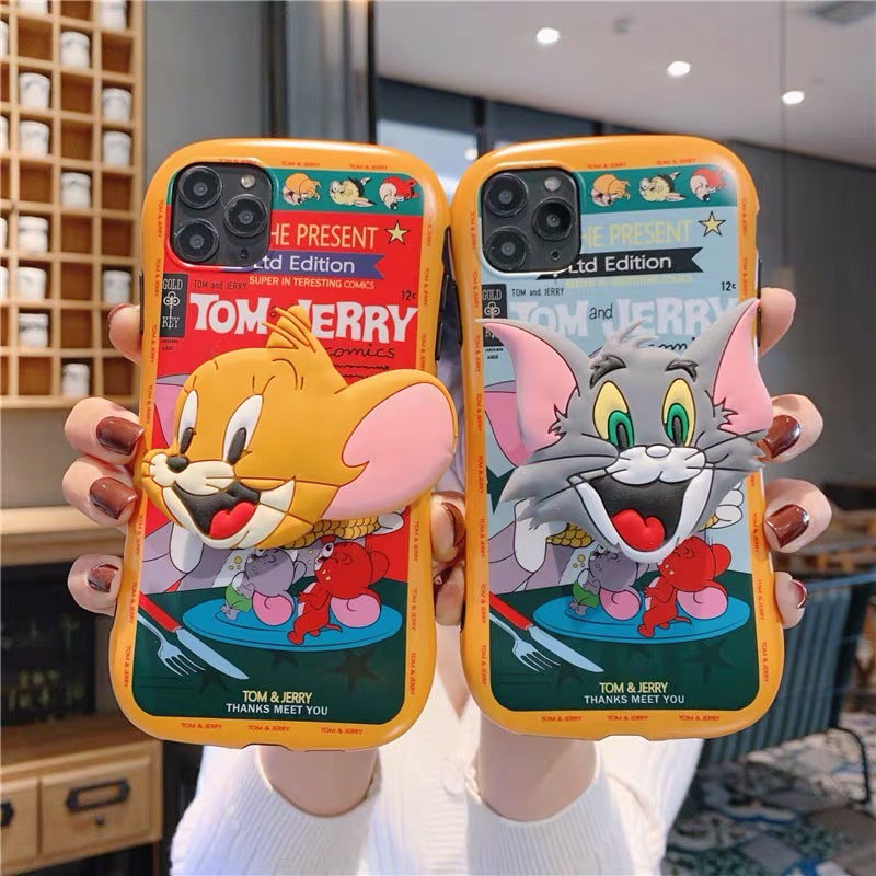 Qoo10 Tom Jerry スタンド 可愛い新品 Iphone11ケース Iphoneカバー 可愛いiphoneケース