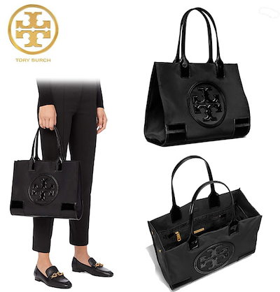 tory burch ella patent mini tote