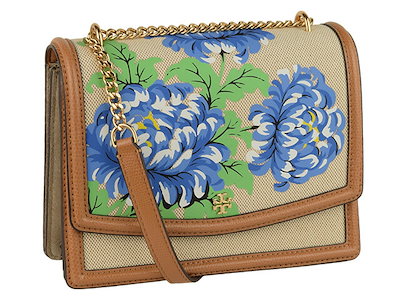 TORY BURCH バッグ ショルダーバッグ 斜めがけ チェーン 花柄 新品