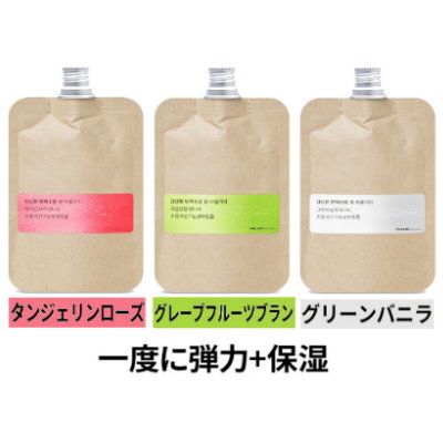 🍐 🍊ボディクリーム🍋🍑 60ml x3個入り/ 機能と保湿を一気に / ボディケア/ オーガニック / 弾力水分専門 / 韓国コスメ (447688)