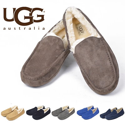 Qoo10 Ascot Suede 送料無料 Ugg アグ メンズ スリッポ メンズバッグ シューズ 小物