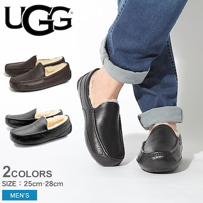 Qoo10 Ugg Ugg アグ スリッポン アスコット A メンズバッグ シューズ 小物