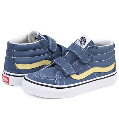 blue velcro vans