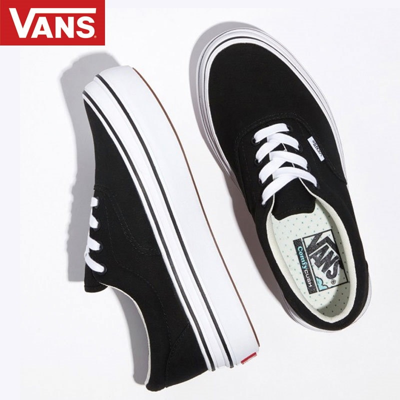 Qoo10 Vans 正規品 バンズ Vn0a4u1d1wx1 Comfycush Era スニーカー 厚底 レディース メンズ 靴 シューズ 韓国ファッション 通学 学生靴 キャンバススニーカー