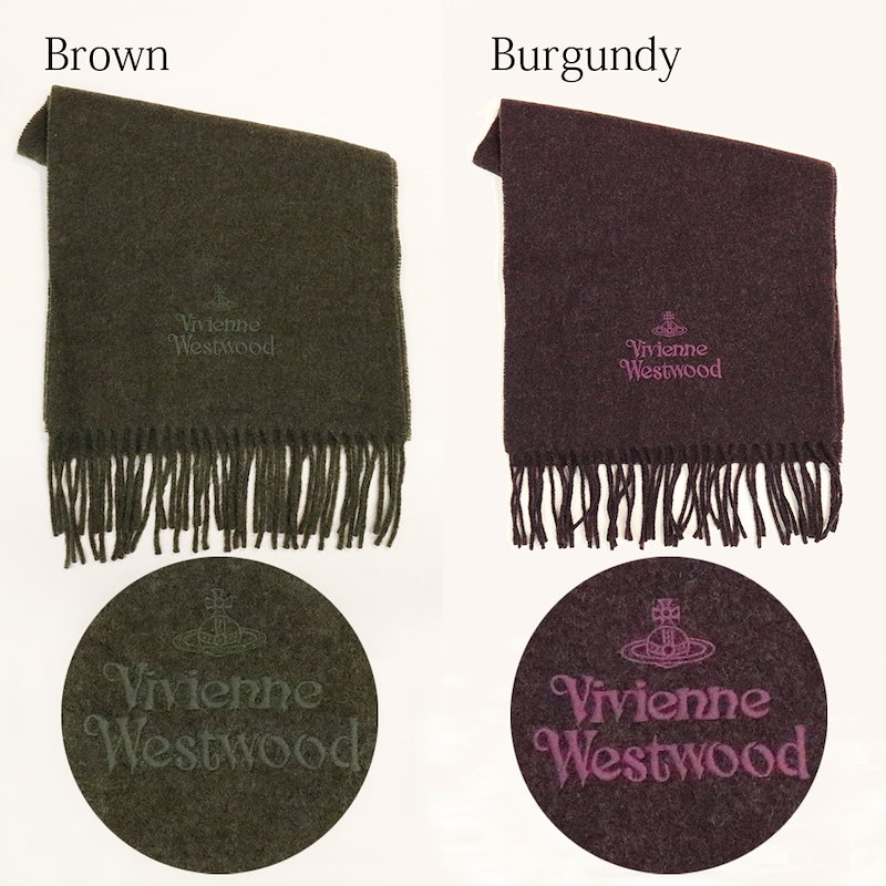 32 割引良質 Viviennewestwoodマフラーレディースメンズ選べる18colorストールロゴ刺繍無地ワンポイントユニセックス女性男性誕生日 プレゼントクリスマス ストール マフラー バッグ 雑貨 Urbanfarminginstitute Org