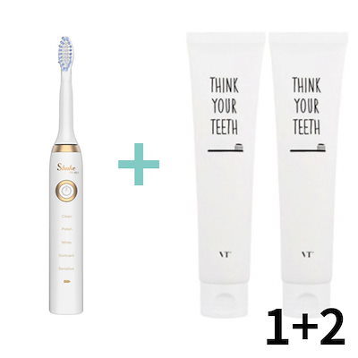 Qoo10 Vtコスメティックス 韓国 大流行伝動歯ブラシ美白歯磨き粉ホワ 日用品雑貨