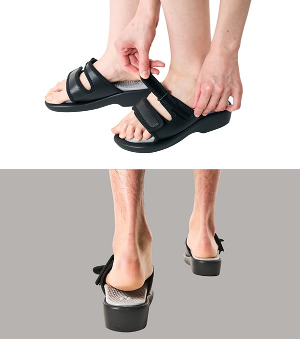 美姿勢 足裏ストレッチサンダル Kaneko stretch サンダル (送料無料) 兼子ただし ストレッチ サンダル 健康 足裏 歩行 美脚 美姿勢 ながら運動 男女兼用 S帯 S襷 家事