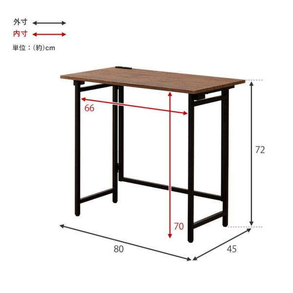 デスクセット 机 折りたたみ おしゃれ 北欧モダン チェア付き 折り畳み コンパクト アウトレット品 返品交換不可