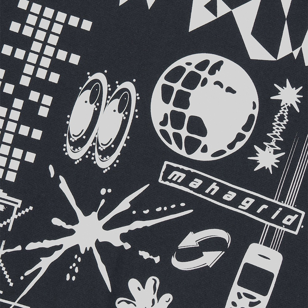 マハグリッドネットワークスパークスウェットシャツネイビー (MG2DFMM445A) マハグリッドネットワークスパークスウェットシャツネイビー (MG2DFMM445A)