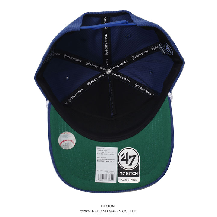 47 ドジャース 公式 LA キャップ ヤンキース コーデュロイ メンズ 全2色 大きいサイズ MLB Dodgers ロゴ 47brand フォーティセブン HITCH