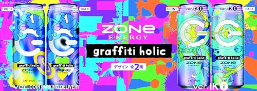 ZONe(ゾーン) ZONe graffiti holic 2024 エナジードリンク 炭酸飲料 500ml×24本