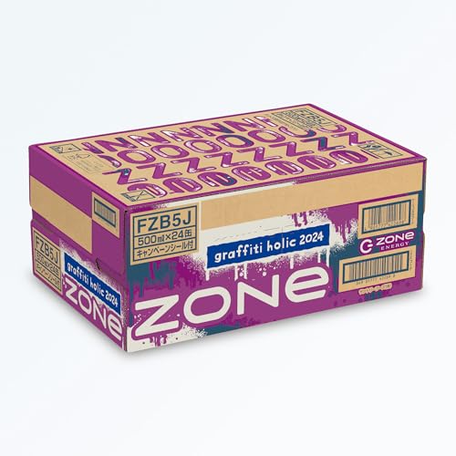 ZONe(ゾーン) ZONe graffiti holic 2024 エナジードリンク 炭酸飲料 500ml×24本