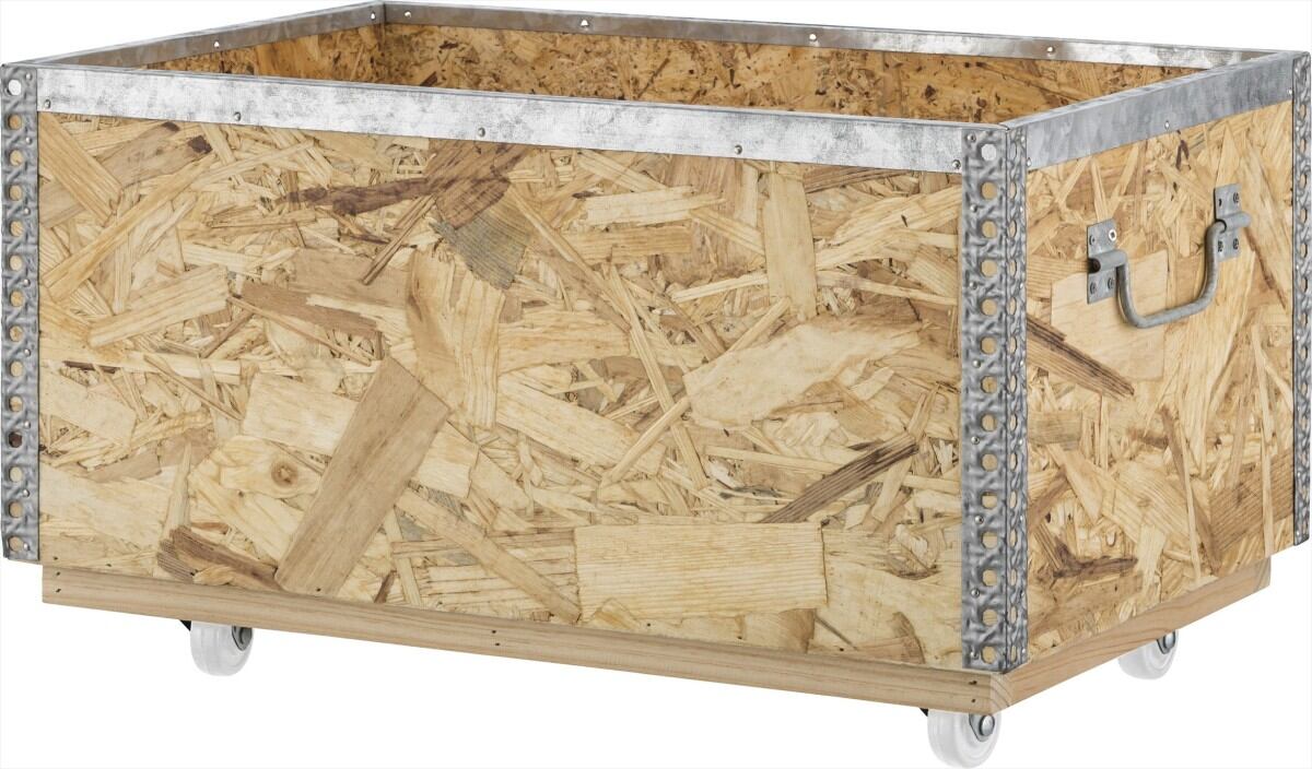 OSB合板のスタッキングボックス キャスター付 L 北欧 インダストリアル 収納家具 収納ボックス リビング ガレージ OSB合板のスタッキングボックス キャスター付 L 北欧 インダストリアル 収納家具 収納ボックス リビング ガレージ