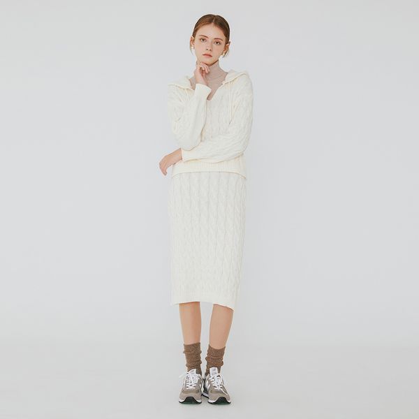 [フォレスト] フード付きストリングニットセット (SZATXE1)