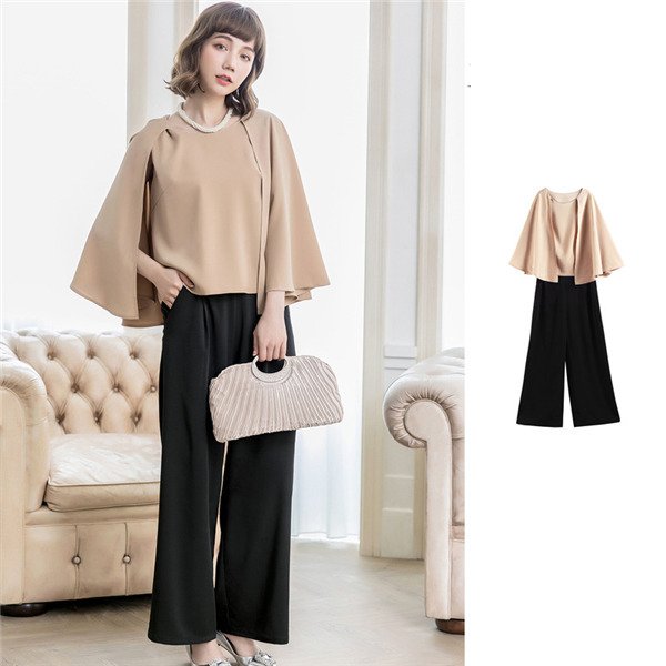 パンツスーツ セットアップ リクルートスーツ ワイドパンツ ビジネススーツ 2点セット フォーマル 洗える レディース 入学式 卒園式 入園式 通勤